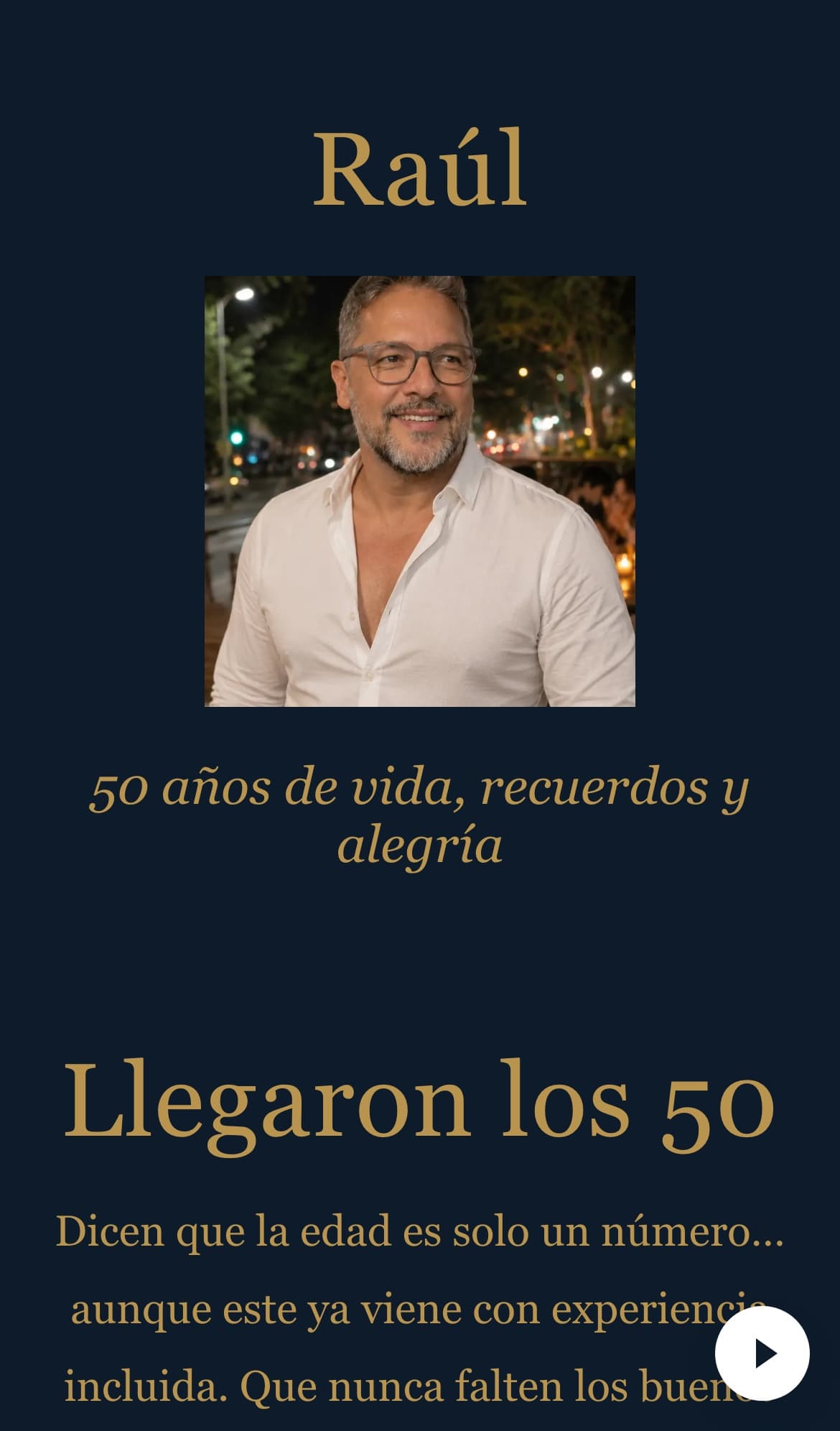 Vista previa de Cumpleaños Raúl