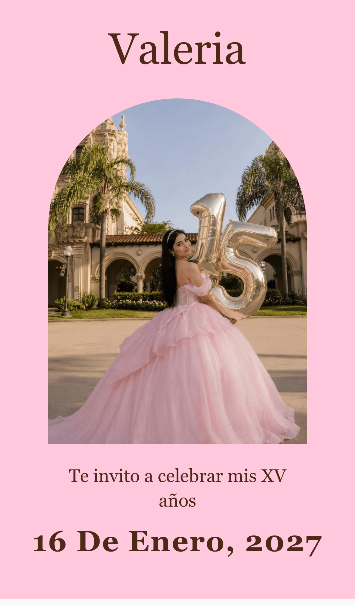 Vista previa de XV años
